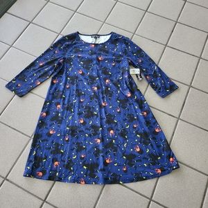 NWT Women's Size Small Dress Work Halloween Casual Dress Witches Brew Moon Stars
